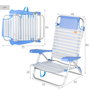 AKTIVE Silla de playa plegable ALU 48