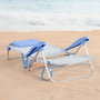 AKTIVE Silla de playa plegable ALU 48