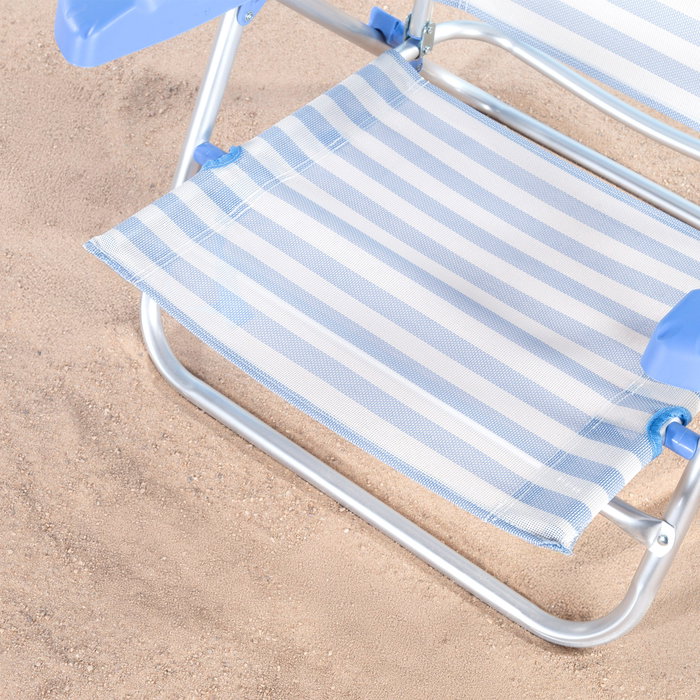 AKTIVE Silla de playa plegable ALU 48 AKTIVE Silla de playa plegable ALU 48