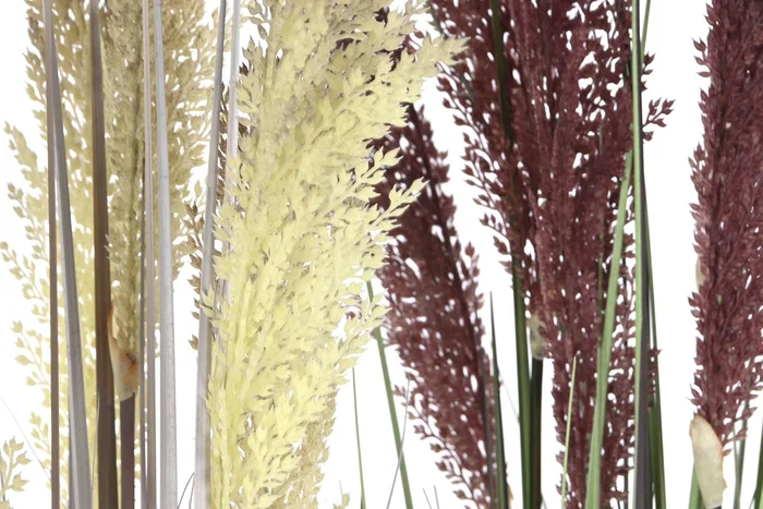 DKD Home Decor Planta Marron Claro Lila Multicolor 45 x 45 x 150 cm (2 Unidades)