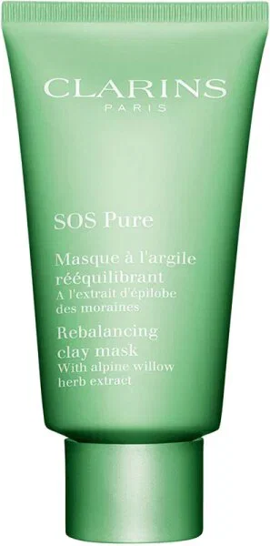 Clarins S.O.S. Pure Reequilibrio Mascarilla de arcilla 75 ml Clarins S.O.S. Pure Reequilibrio Mascarilla de arcilla 75 ml