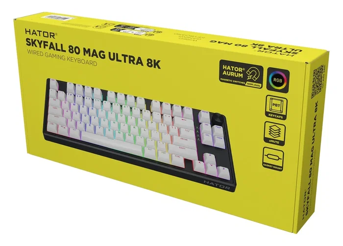 Hator Skyfall 80 MAG ULTRA 8K Teclado Gaming Negro Layout Polaco USB