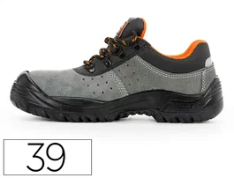 Safetop Zapatos de seguridad de cuero transpirable talla 39
