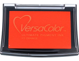 Tsukineko Almohadilla de Tinta VERSACOLOR Naranja Opaca 95x65mm