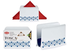 Stefanplast Servilletero Tosca Azul Plástico 8.8 x 11 x 15 cm (Set de 8)