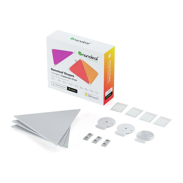 Nanoleaf Starter Kit Shapes Triangles, Kit de Inicio con 3 Paneles LED Inteligentes
