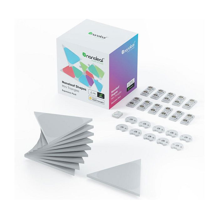 Nanoleaf Starter Kit Shapes Triangles, Kit de Inicio con 3 Paneles LED Inteligentes