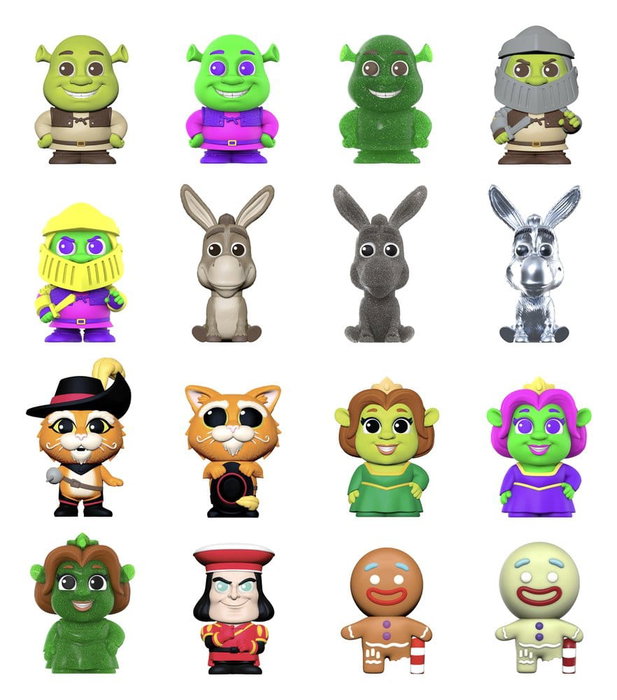 Super7 Shrek Fun! Fun! Figuras Mini Wave 01 Blind Box Display (9)