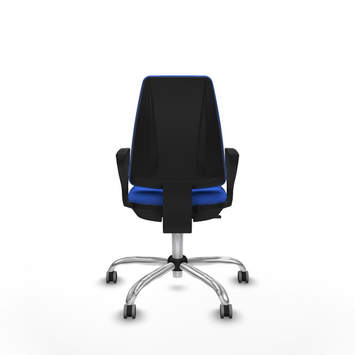 PIQUERAS Y CRESPO Silla de oficina Elche Azul con Brazos Fijos PIQUERAS Y CRESPO Silla de oficina Elche Azul con Brazos Fijos