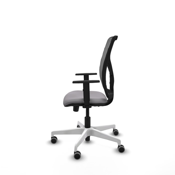 PIQUERAS Y CRESPO Silla de oficina Motilla Gris con mecanismo Sincro/Traslack