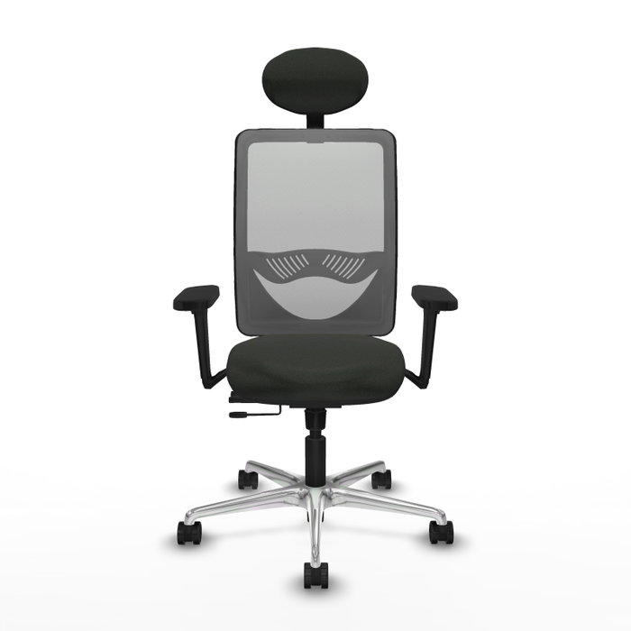 PIQUERAS Y CRESPO Silla de oficina Zulema con mecanismo Sincro/Traslack, Negro y Gris PIQUERAS Y CRESPO Silla de oficina Zulema con mecanismo Sincro/Traslack, Negro y Gris