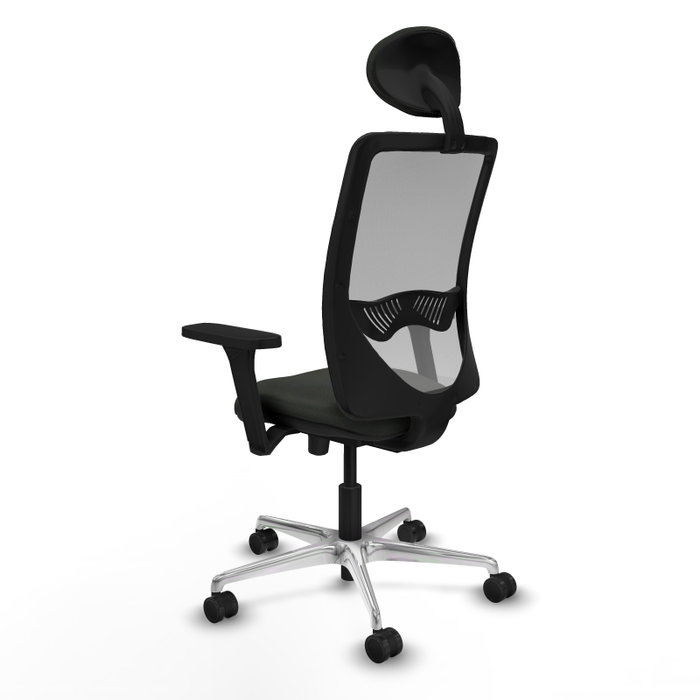 PIQUERAS Y CRESPO Silla de oficina Zulema con mecanismo Sincro/Traslack, Negro y Gris PIQUERAS Y CRESPO Silla de oficina Zulema con mecanismo Sincro/Traslack, Negro y Gris