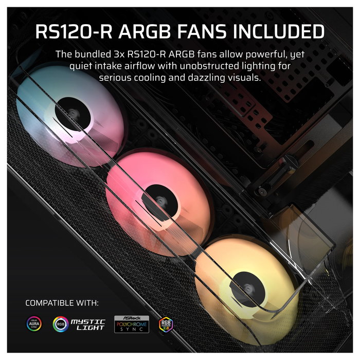 Corsair AIR 5400 RS-R ARGB Negro Corsair AIR 5400 RS-R ARGB Negro