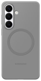 Samsung Silicone Magnet Case para Galaxy S26 Plus, Gris