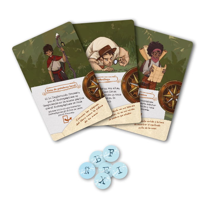 Olibrius Juego de Mesa Aventuras y Paisajes OLINOU01ES - Juego Cooperativo con Libros para 2-6 Jugadores, Edad +10, en Español