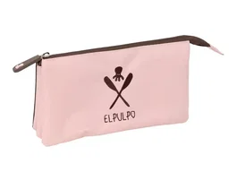 Safta Bolso escolar portatodo triple El Pulpo Basics
