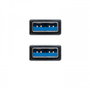 Nanocable Cable USB 3.2 Gen 1 de 2 m, USB A a USB A, Negro