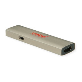 ROLINE GOLD Adapter USB Tipo C a HDMI Hembra PD 60W 8K