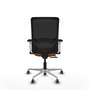 PIQUERAS Y CRESPO Silla de oficina Zulema Naranja y Negro