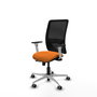 PIQUERAS Y CRESPO Silla de oficina Zulema Naranja y Negro