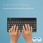 R-Go Tools Teclado Ergonómico Compacto R-Go Compact Break, QWERTY (IT), Bluetooth, Negro