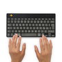 R-Go Tools Teclado Ergonómico Compacto R-Go Compact Break, QWERTY (IT), Bluetooth, Negro
