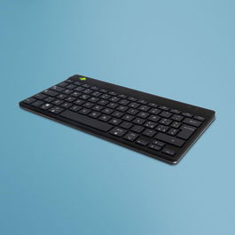 R-Go Tools Teclado Ergonómico Compacto R-Go Compact Break, QWERTY (IT), Bluetooth, Negro