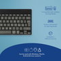 R-Go Tools Teclado Ergonómico Compacto R-Go Compact Break, QWERTY (IT), Bluetooth, Negro