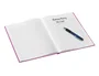 Leitz WOW Cuaderno Tapa Dura Din A5 80 Hojas Cuadro 5 mm Fucsia
