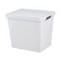 Inde Caja Almacenaje Maya Blanca 23.9L con Tapa 36x28x31.1 cm (8 Unidades)