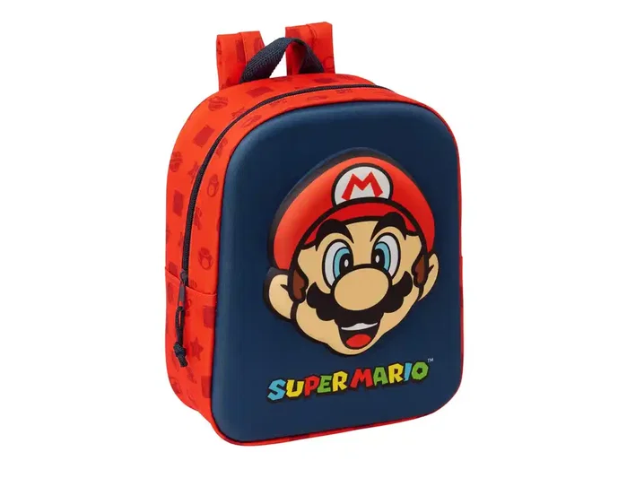 Safta Mochila de Guardería 3D Super Mario Bros