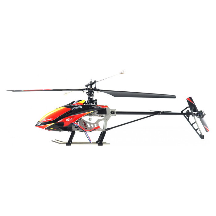 AMEWI Buzzard Pro XL V2 Helicóptero RC RTF, 1500 mAh Li-Po, 53 cm Diámetro Rotor, 550 mm Longitud, 4 Canales, 2.4 GHz, Distancia 120 m, con Mando a Distancia y Cargador