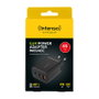 Intenso Cargador de Pared GaN W65ACC 65 W Negro con 2x USB-C y 1x USB-A