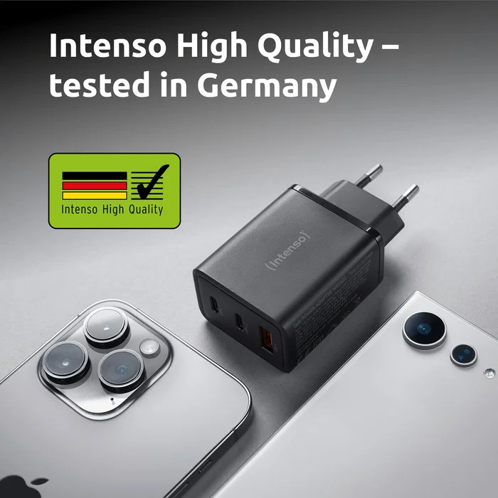 Intenso Adaptador de Corriente Interior 65W 11V, Voltaje Entrada 120-140V 50/60Hz, Negro, Ref. 7806510