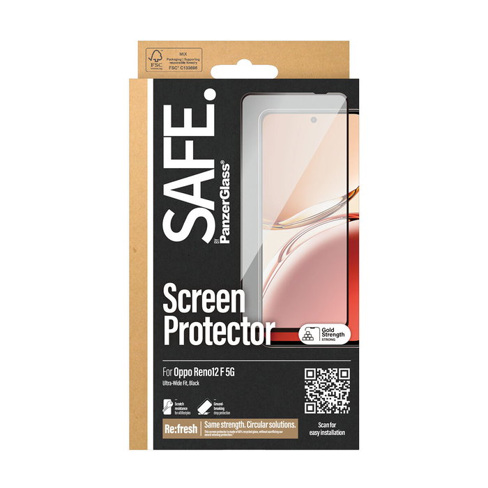Protector de Pantalla Panzer Glass SAFE95996 OPPO Protector de Pantalla Panzer Glass SAFE95996 OPPO
