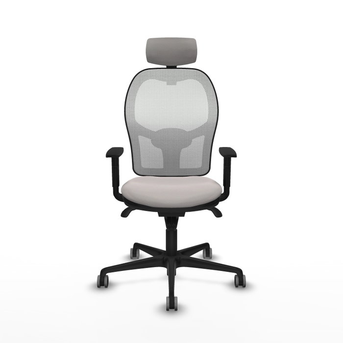 PIQUERAS Y CRESPO Silla de oficina Jorquera Blanca con Mecanismo Sincro PIQUERAS Y CRESPO Silla de oficina Jorquera Blanca con Mecanismo Sincro