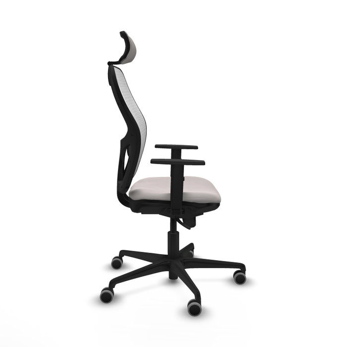 PIQUERAS Y CRESPO Silla de oficina Jorquera Blanca con Mecanismo Sincro PIQUERAS Y CRESPO Silla de oficina Jorquera Blanca con Mecanismo Sincro