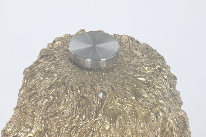 DKD Home Decor Mesita Auxiliar Moderno Dorado Resina Cristal 60.5 x 62 x 60.5 cm DKD Home Decor Mesita Auxiliar Moderno Dorado Resina Cristal 60.5 x 62 x 60.5 cm