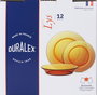 Duralex Vajilla LYS 12 Piezas Ambar - Platos y Cuenco de Vidrio Templado, 23.5 cm x 19.5 cm x 19 cm (2 Unidades)