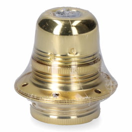 F-Line Portalámparas Metálico Dorado E27