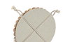 DKD Home Decor Espejo Boho Blanco 20 x 20 cm Set de 3 (2 Unidades)