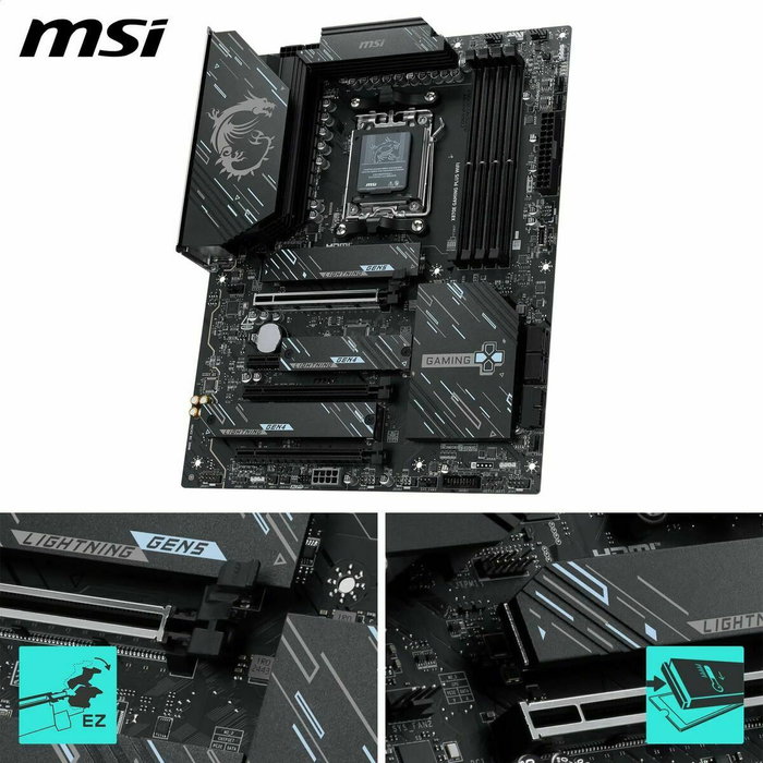 MSI X870E GAMING PLUS WIFI placa base AMD X870E Zócalo AM5 ATX