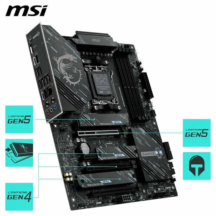 MSI X870E GAMING PLUS WIFI placa base AMD X870E Zócalo AM5 ATX