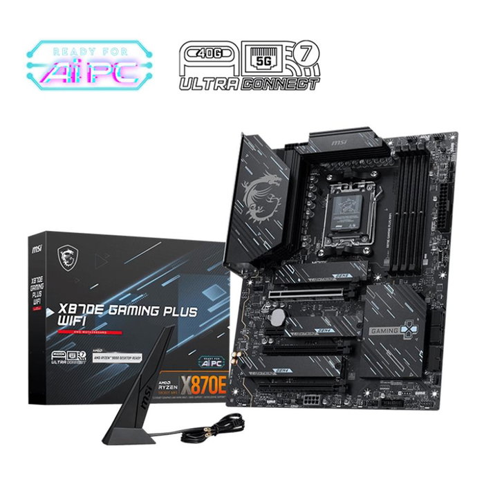 MSI X870E GAMING PLUS WIFI placa base AMD X870E Zócalo AM5 ATX