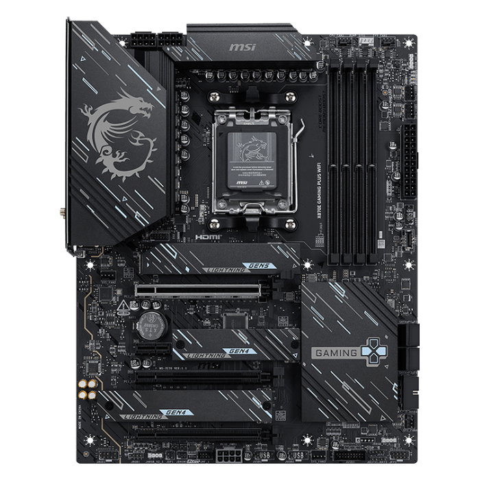 MSI MPG X870E Gaming Plus WiFi Placa Base AM5 DDR5 ATX