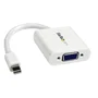 StarTech Adaptador Mini DisplayPort a VGA MDP2VGAW Blanco