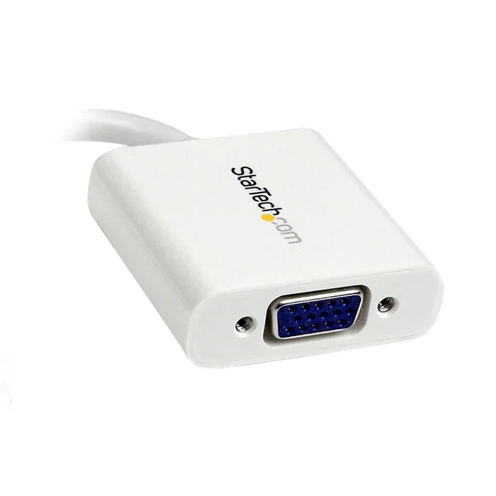 StarTech Adaptador Mini DisplayPort a VGA MDP2VGAW Blanco