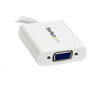 Adaptador Mini DisplayPort a VGA Startech MDP2VGAW Blanco Negro 0,12 m