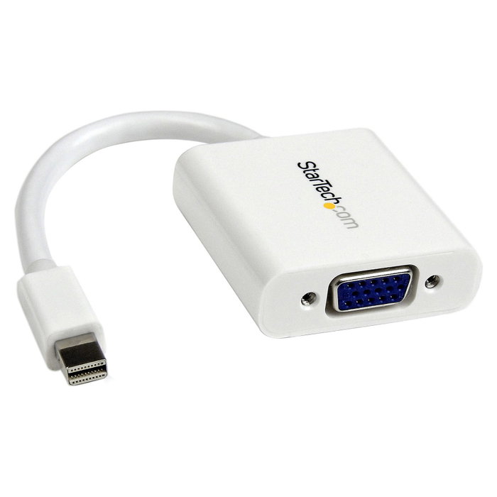 Adaptador Mini DisplayPort a VGA Startech MDP2VGAW Blanco Negro 0,12 m Adaptador Mini DisplayPort a VGA Startech MDP2VGAW Blanco Negro 0,12 m