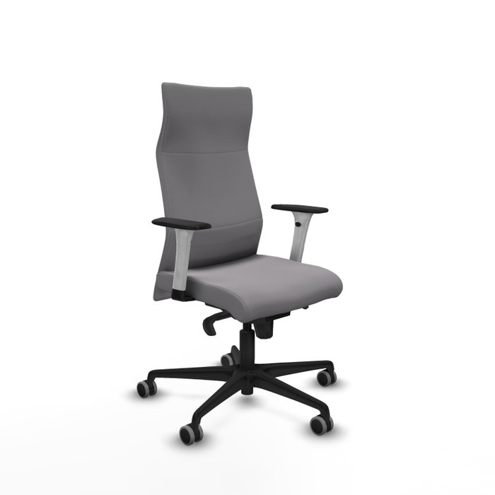 PIQUERAS Y CRESPO Sillón Albacete Gris con Mecanismo Sincro y Brazos 1D PIQUERAS Y CRESPO Sillón Albacete Gris con Mecanismo Sincro y Brazos 1D